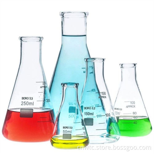 50ml Borosilicate Glass Conical Erlenmeyer Flask Bottles for Laboratory Use